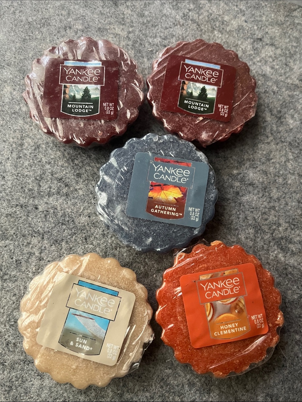 Yankee Candle Wax Tarts lot of 5